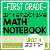 Interactive Math Notebook for 1st grade {Unit 4: Geometry}