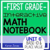 Interactive Math Notebook for 1st grade {Unit 6: Base 10 a