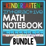 Interactive Math Notebook for Kindergarten BUNDLE: Daily entries for a YEAR