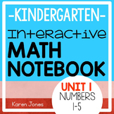 Interactive Math Notebook for Kindergarten {Unit 1: Numbers 1-5}