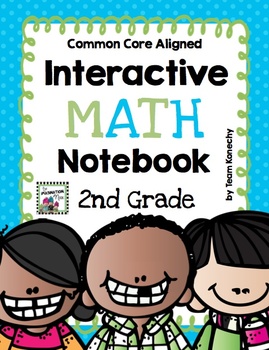 Preview of Interactive Math Notebook - Second Grade