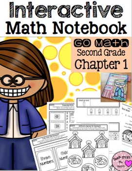 Preview of Interactive Math Notebook for Second Grade Go Math Chapter 1