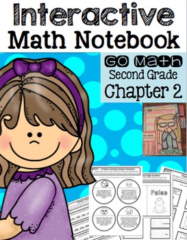 Preview of Interactive Math Notebook for Second Grade Go Math Chapter 2