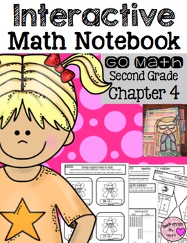 Preview of Interactive Math Notebook for Second Grade Go Math Chapter 4