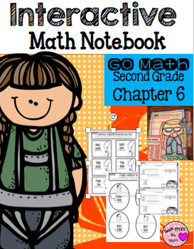 Preview of Interactive Math Notebook for Second Grade Go Math Chapter 6