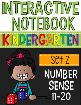 Preview of Interactive Math Notebooks Set 2:  Kindergarten Number Sense 11-20