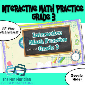 Interactive Math Practice Grade 3 by The Fun Floridian | TPT