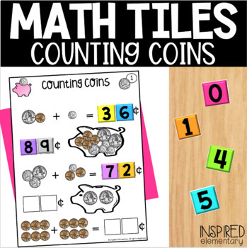 Preview of Math Tiles Counting Coins