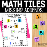 Math Tiles Missing Addends