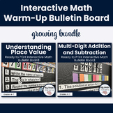 Interactive Math Warm-Up Bulletin Boards