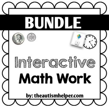 Preview of Interactive Math Work Book {BUNDLE}