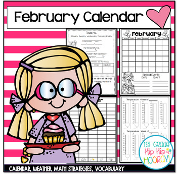 February Daily Calendar/Weather Activities... Math Review and Practice