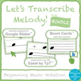 Interactive Melodic Dictation Bundle (Let’s Transcribe Melody!)