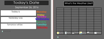 Preview of Interactive Morning Calendar