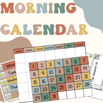 Preview of Interactive Morning Calendar | Special Ed and Early Childhood