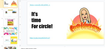 Preview of Interactive Morning Circle Slides