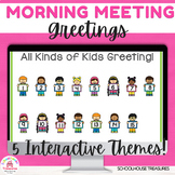 Interactive Morning Greetings - School Theme Set 1