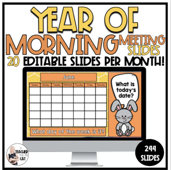Preview of Interactive Morning Message and Calendar Routine - Primary Virtual Learning