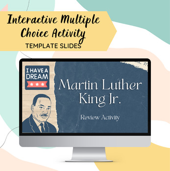 Preview of Interactive Multiple Choice Activity: MLK Learn and Review