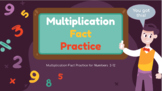 Interactive Multiplication Fact Practice (Google Slides) 