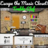 Interactive Music Escape Room for Google Slides- Treble Cl