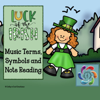 Preview of Interactive Music Game-Luck of the Irish- distance learning