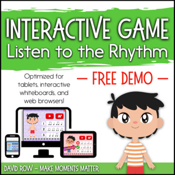 Preview of Interactive Music Games - Listen to the Rhythm DEMO - Quarter & Eighth Notes