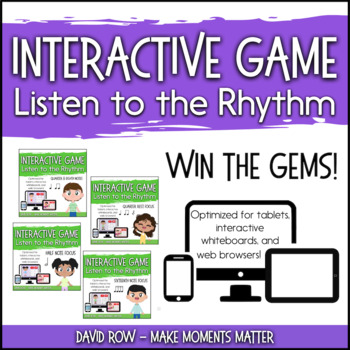 Preview of Interactive Music Games - Listen to the Rhythm - Multi-Rhythm BUNDLE