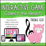 Interactive Music Games - Treble Clef : Collect the Hearts!