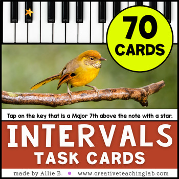 Preview of Interactive Music Interval Review Game for Piano