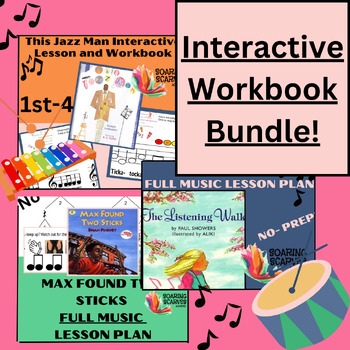 Preview of Interactive Music Notebooks for Elementary Students- Music Fundamentals