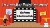 Interactive Musical Instrument Families Lesson with Built-