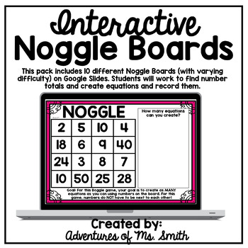 Preview of Interactive Noggle Boards