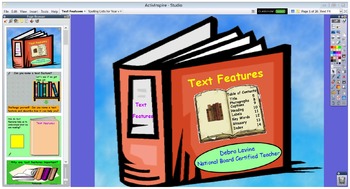 Preview of Interactive Non-Fiction Text Feature Flipchart