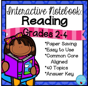 Reading Interactive Notebook by Forever In Third Grade | TPT