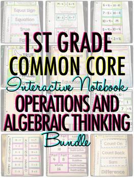 Preview of Interactive Notebook: 1st Grade CCSS Operations and Algebraic Thinking BUNDLE