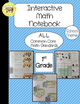 Preview of Back to School Interactive 1st Grade Math Notebook