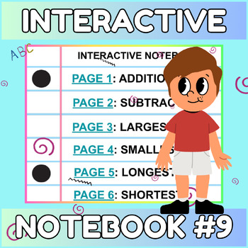 Preview of Interactive Notebook #9 True False Addition Subtraction Largest Smallest Tallest
