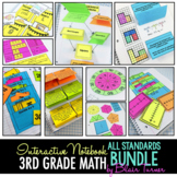 Math Interactive Notebook: 3rd Grade Common Core ALL STANDARDS BUNDLE