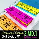 Interactive Notebook - Telling Time and Elapsed Time {3.MD.1}