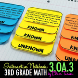 Interactive Notebook - Multiplication and Division Word Pr