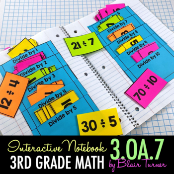 Preview of Interactive Notebook Activities - Multiplication & Division Fluency {3.OA.7}