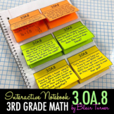 Interactive Notebook Activities - Two-Step Word Problems {3.OA.8}