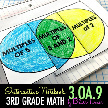 Preview of Interactive Notebook Activities - Number Patterns {3.OA.9}