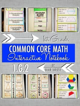 Preview of Interactive Notebook Activities - Composite Shapes {1.G.2}