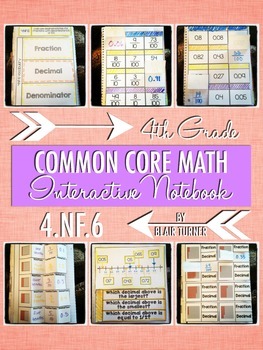 Preview of Interactive Notebook Activities - Decimal Notation {4.NF.6}