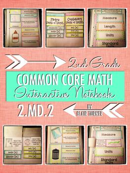 Preview of Interactive Notebook Activities - Measure an Object Twice {2.MD.2}