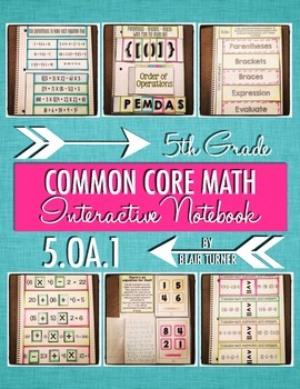 Preview of Interactive Notebook Activities - Order of Operations {5.OA.1}