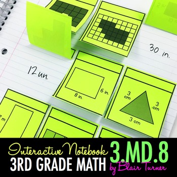 Preview of Interactive Notebook Activities - Perimeter {3.MD.8}