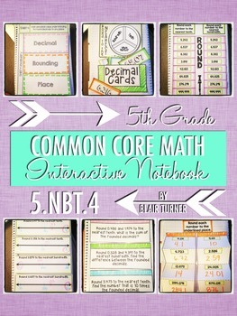 Preview of Interactive Notebook Activities - Rounding Decimals {5.NBT.4}